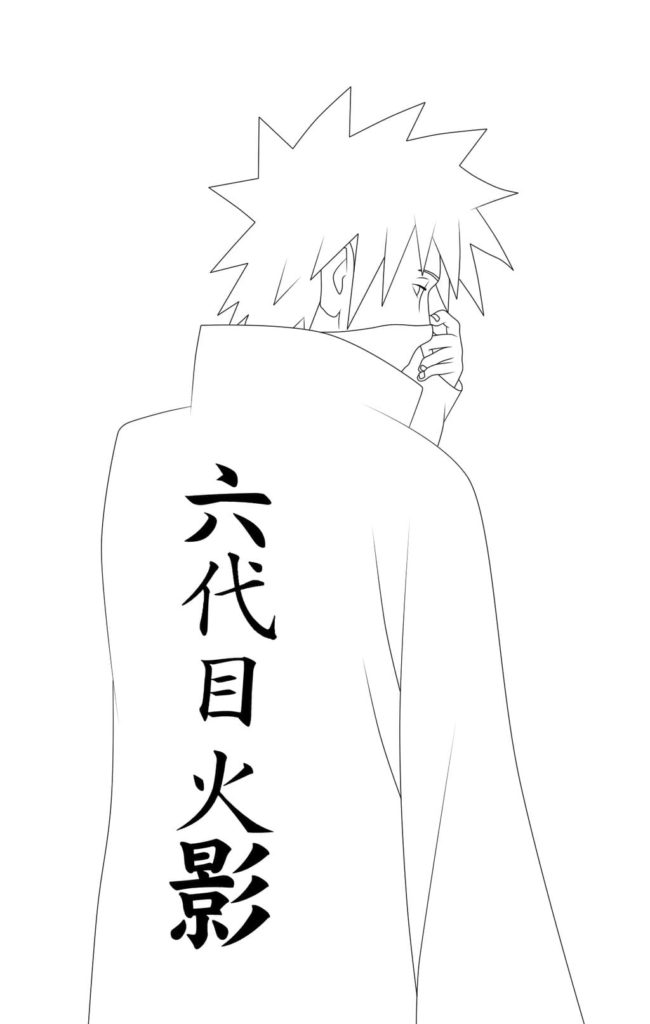 Desenhos de Kakashi para Imprimir e Colorir