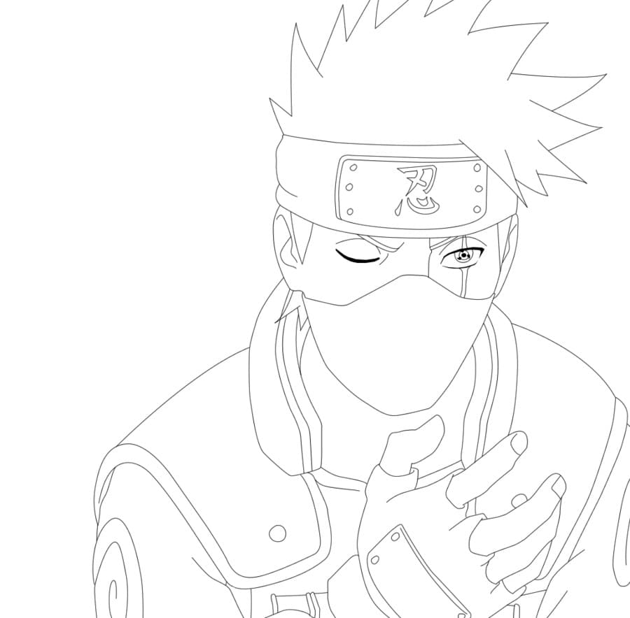 👉KAKASHI ANBU / DESENHO - CLIQUE 2X NO PIN  Kakashi desenho, Goku desenho,  Desenhos para colorir naruto