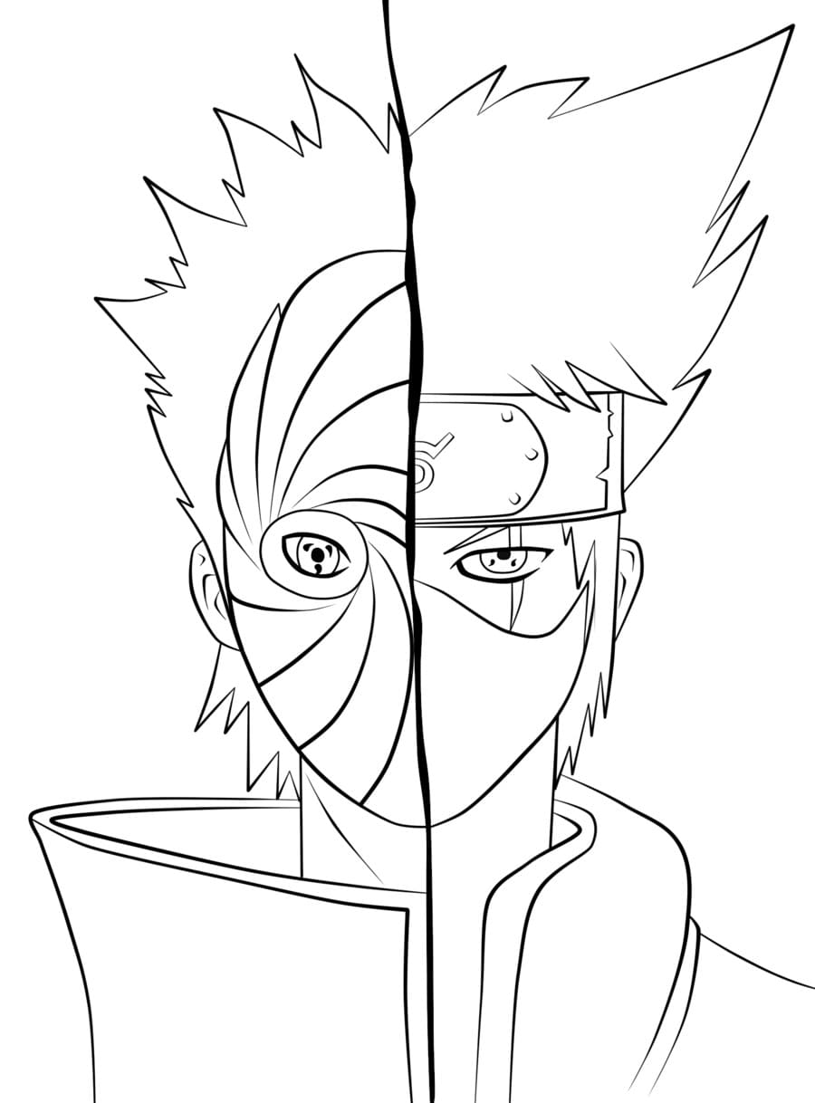 Desenhos do Kakashi para Colorir – Desenhos para Colorir