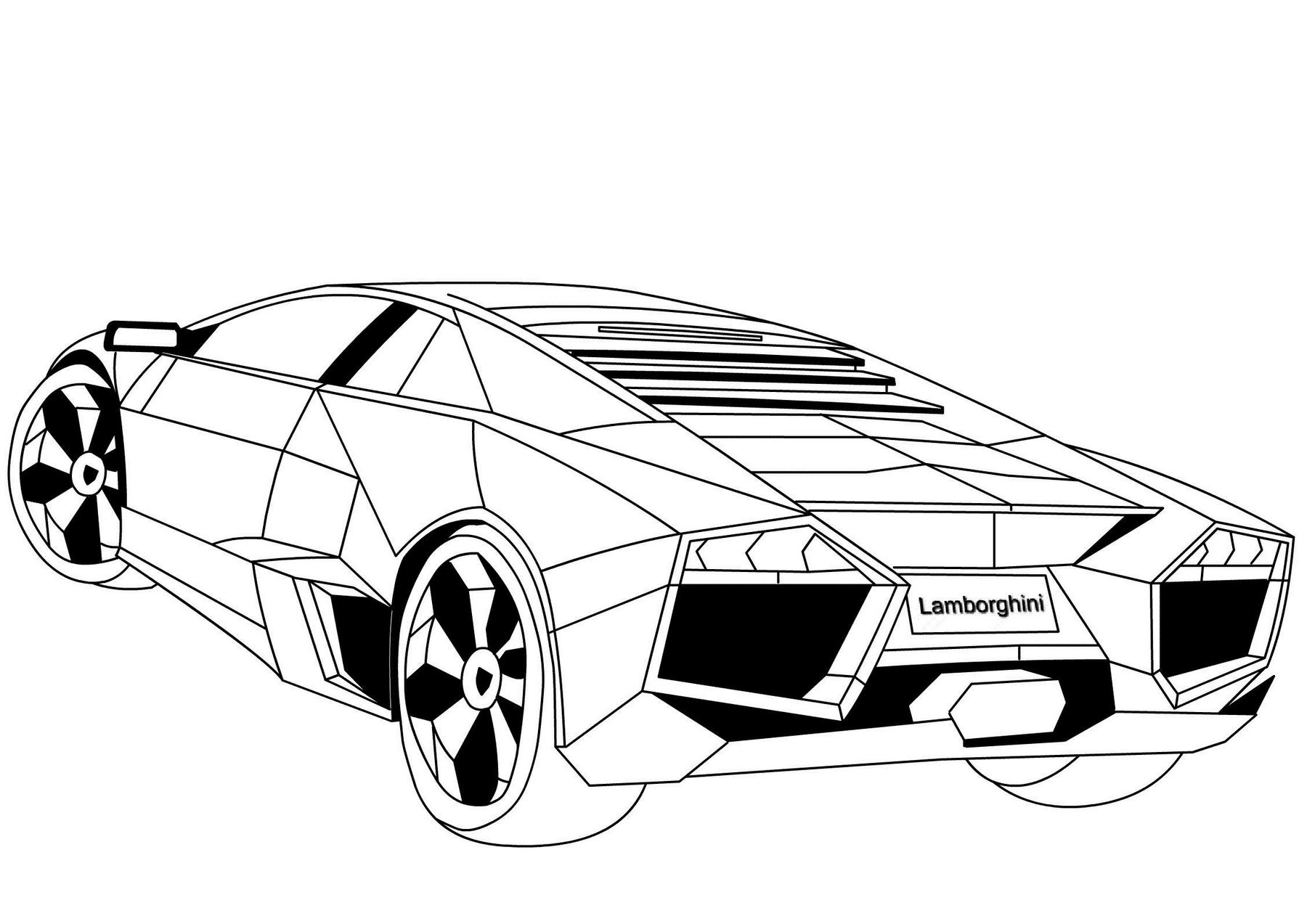 Lamborghini Huracan Coloring Pages - Lamborghini Coloring Pages 50