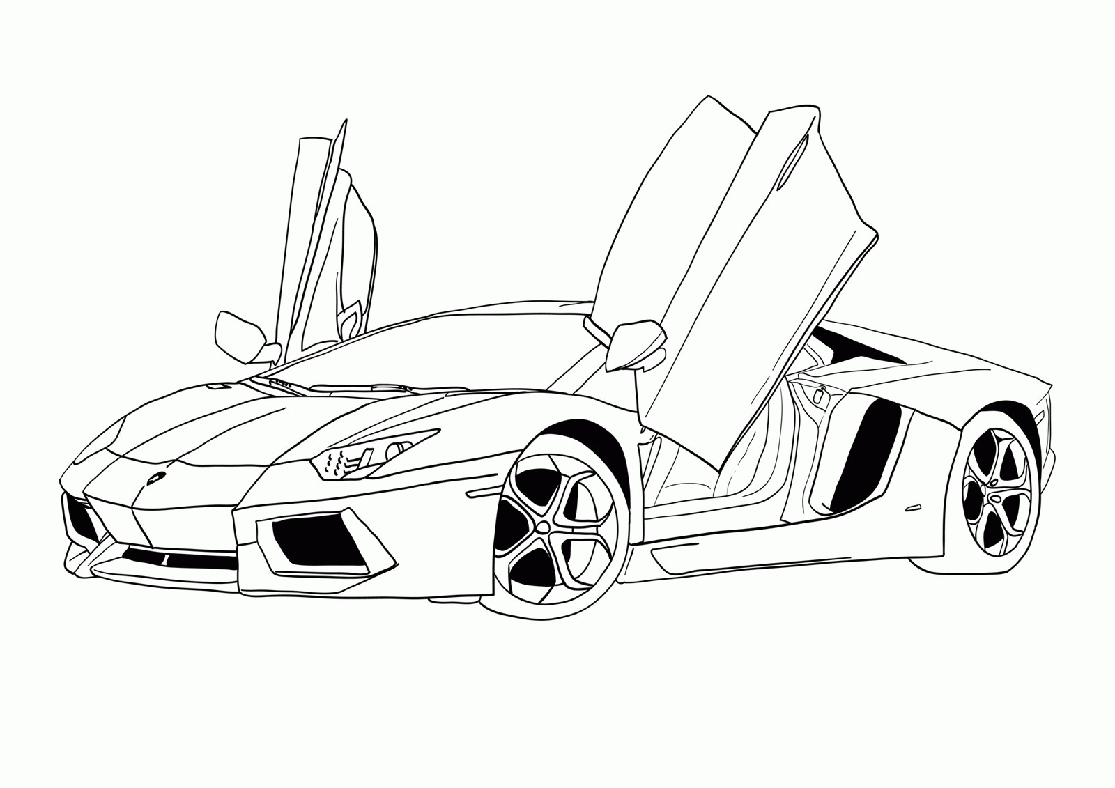 Lamborghini coloring pages 50 Printable coloring pages