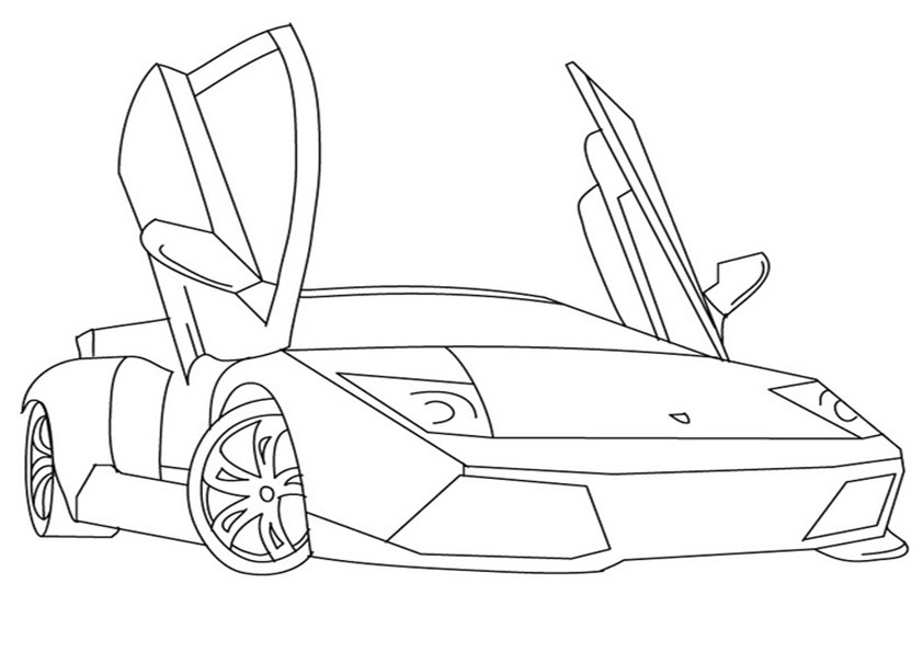 Dibujos de Lamborghini para Colorear