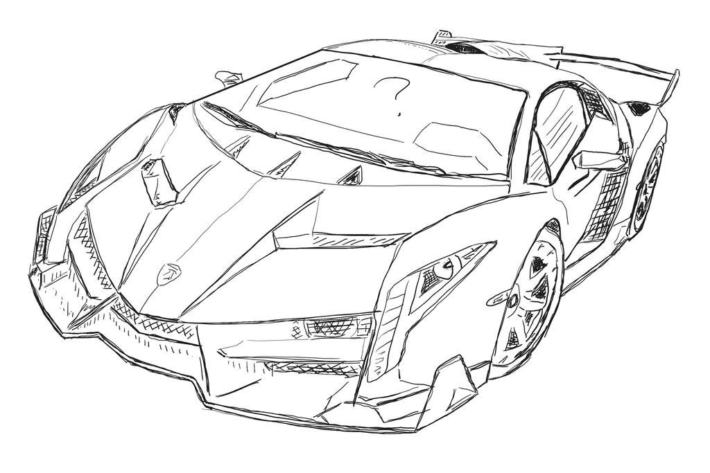 Desenhos de Lamborghini para colorir