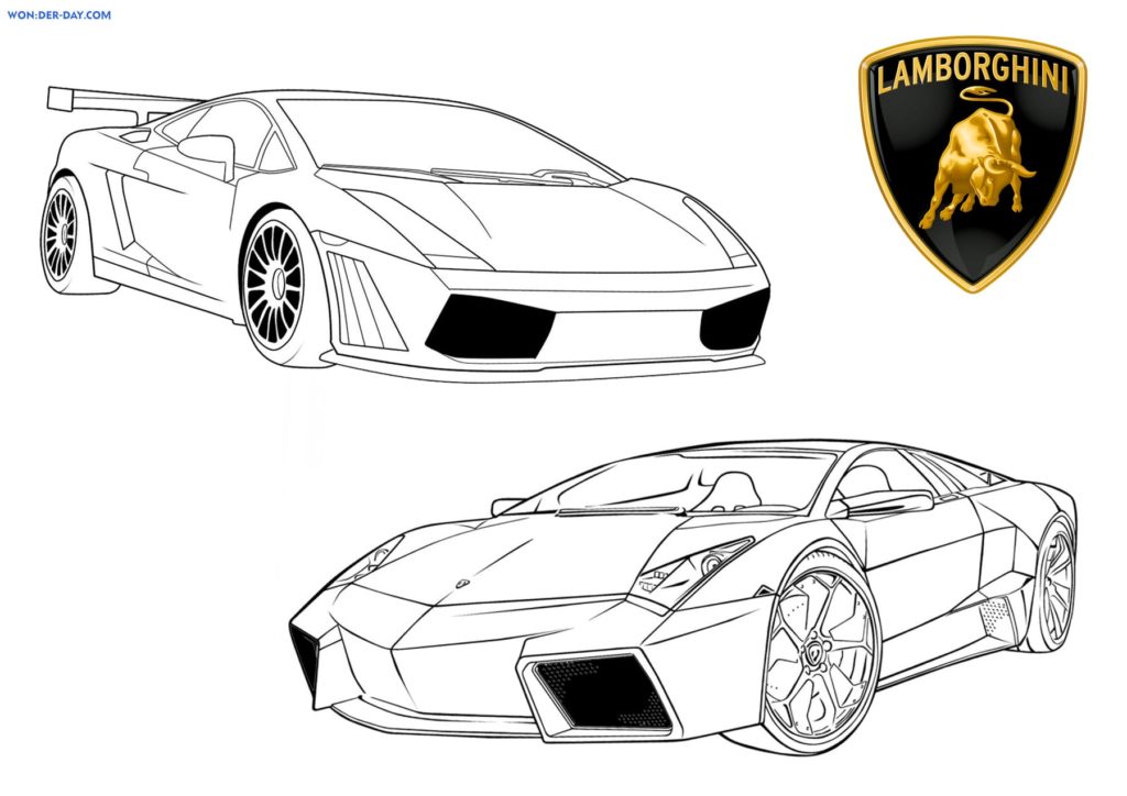 Ausmalbilder Lamborghini