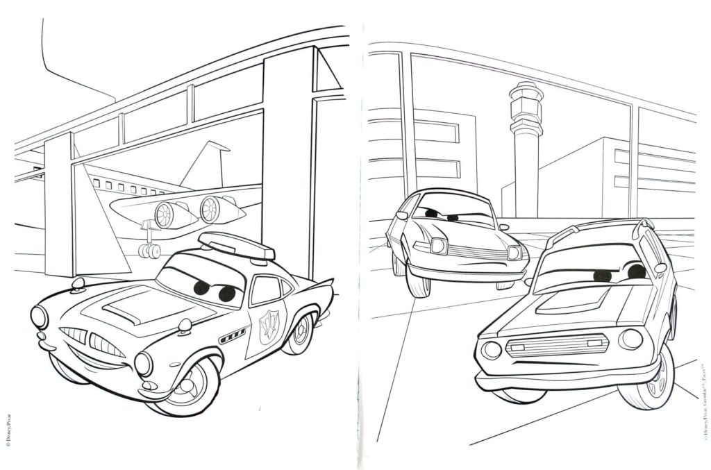 Coloriage Disney Cars 2 Flash McQueen