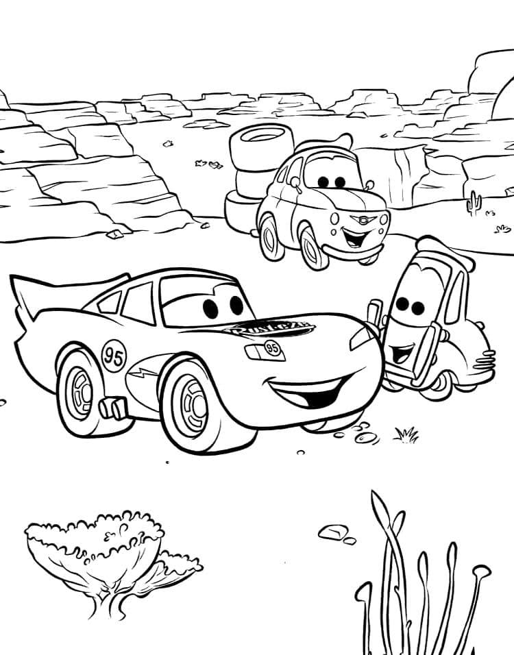 Lightning Mcqueen coloring pages