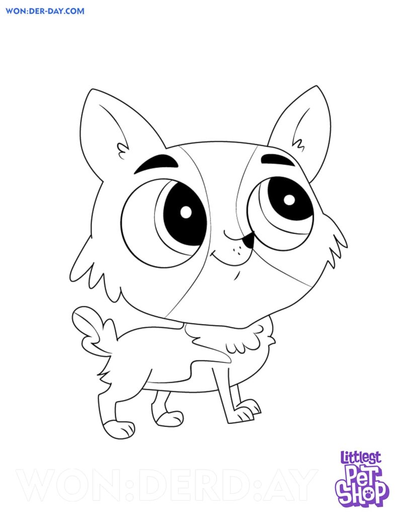 Desenhos de Littlest Pet Shop para colorir
