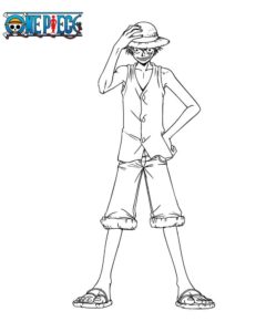 One Piece Coloring pages. Download and print for free