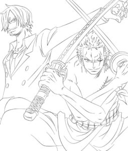 One Piece Coloring Pages. Download And Print For Free