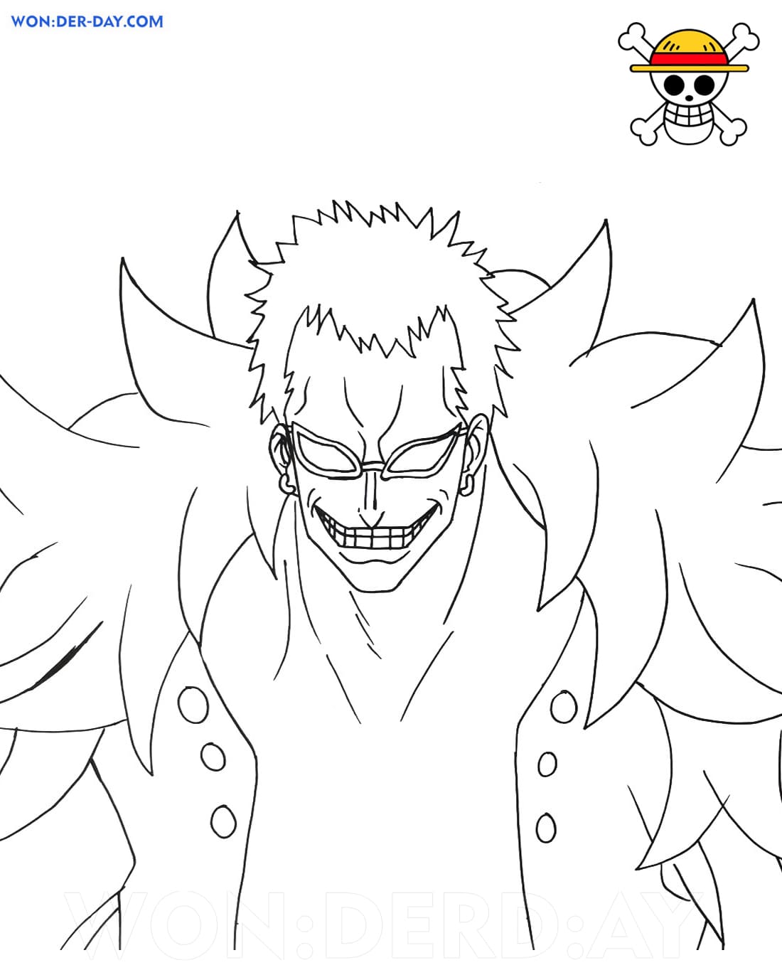 One Piece Usopp Coloring Pages Coloring Pages