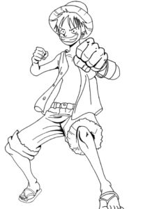 One Piece Coloring pages. Download and print for free