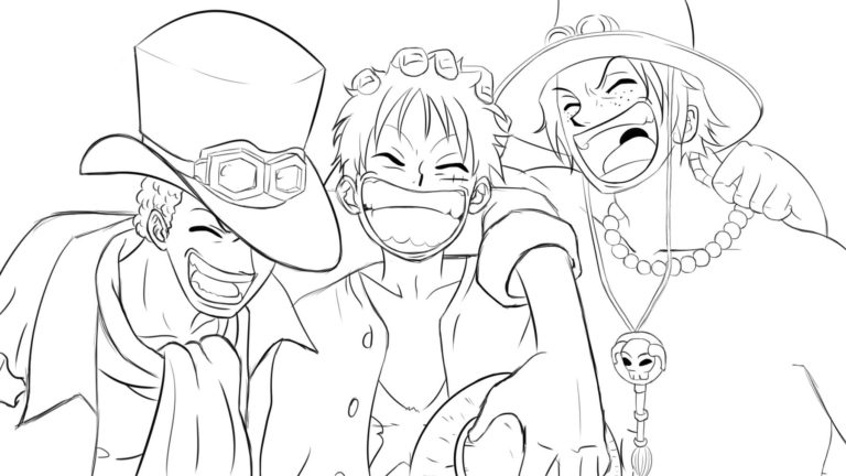 One Piece Coloring pages Download and print for free