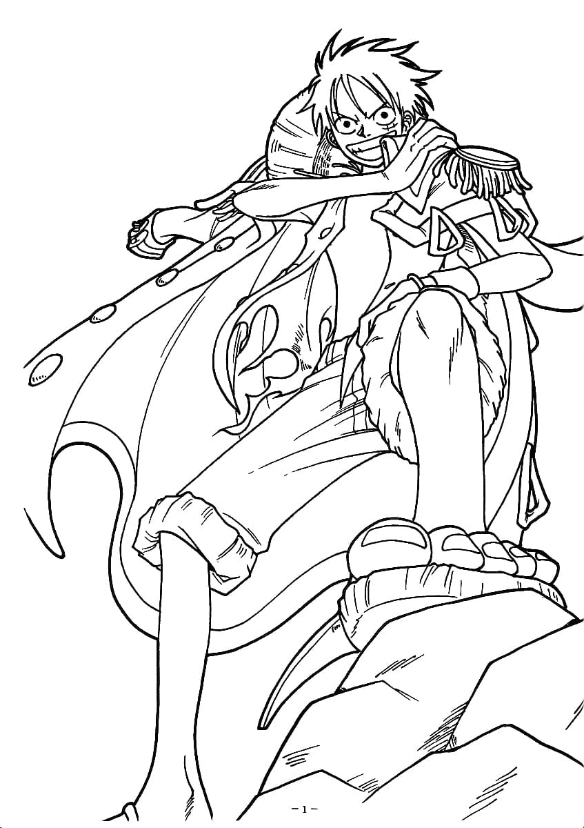 Free Onepiece Coloring Pages