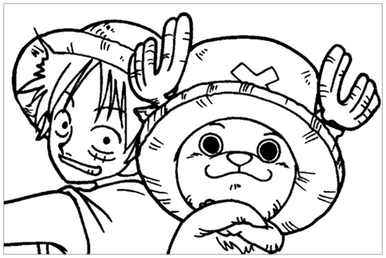 One Piece Coloring pages. Download and print for free