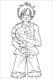 One Piece Coloring pages. Download and print for free