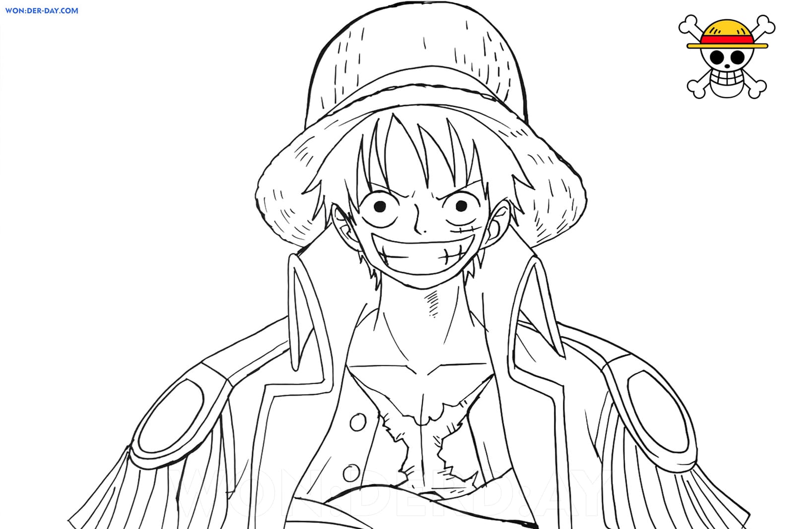 One Piece Coloring Pages Download And Print For Free