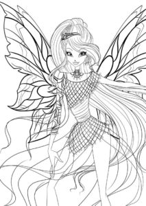 Winx Club coloring pages. Print for free | WONDER DAY — Coloring pages ...