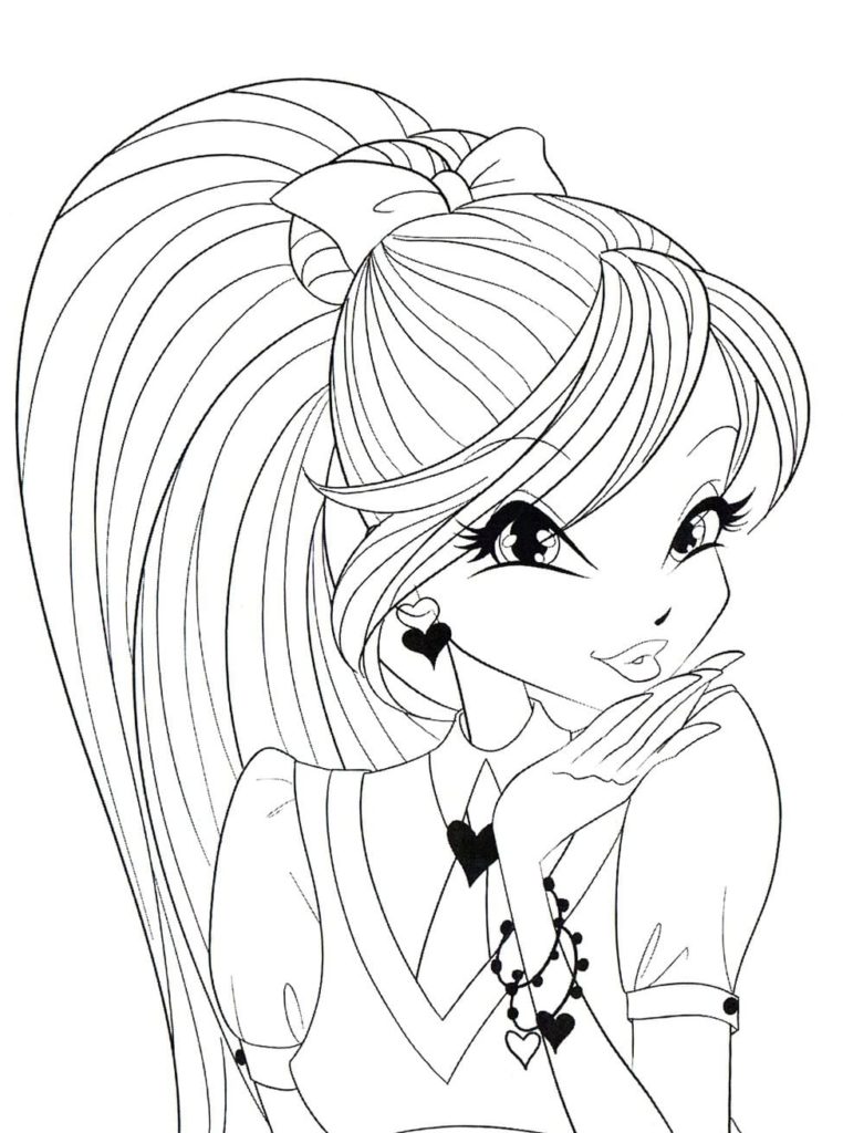 Winx Club coloring pages. Print for free