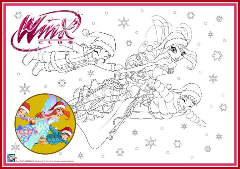 Winx Club coloring pages. Print for free | WONDER DAY — Coloring pages ...