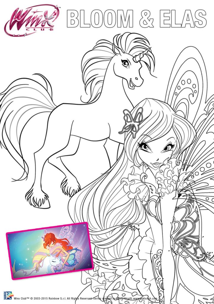 Winx Club coloring pages. Print for free