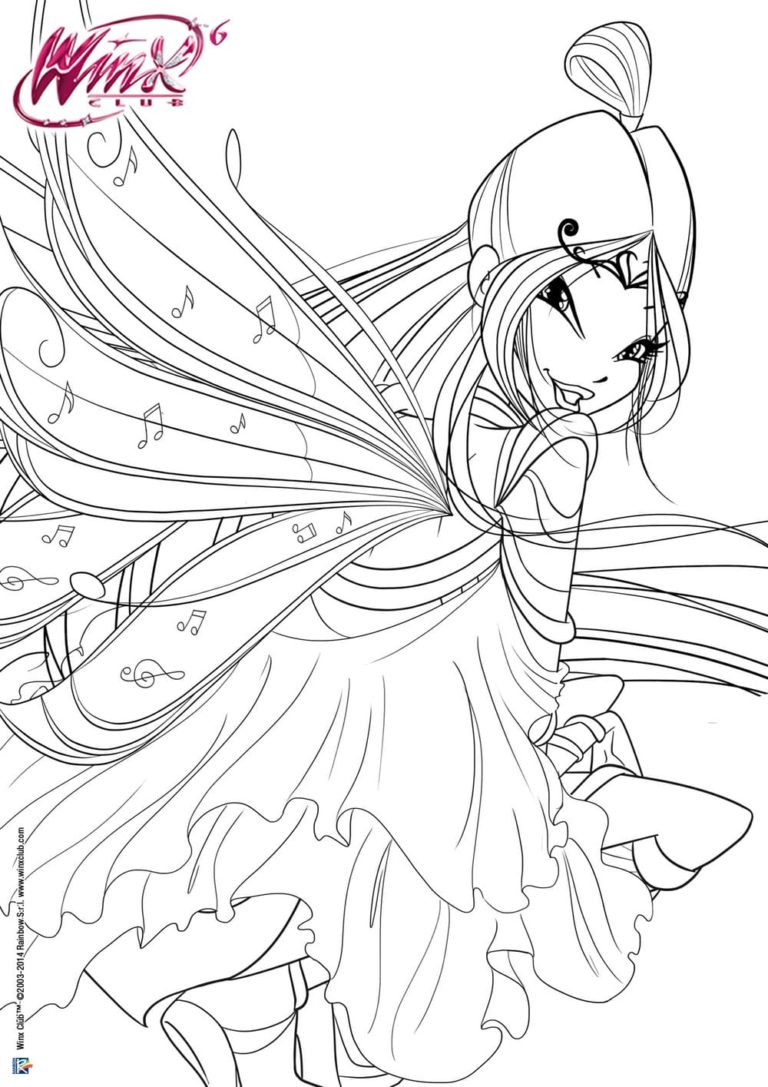 Winx Club coloring pages. Print for free | WONDER DAY — Coloring pages