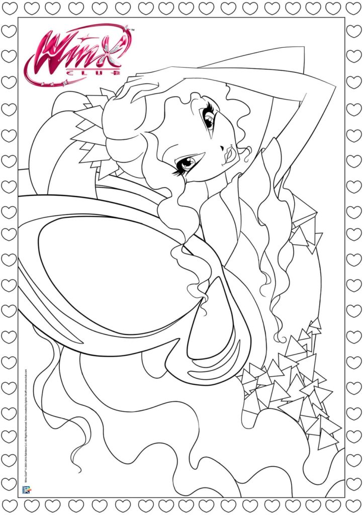 Desenhos do Winx Club para colorir