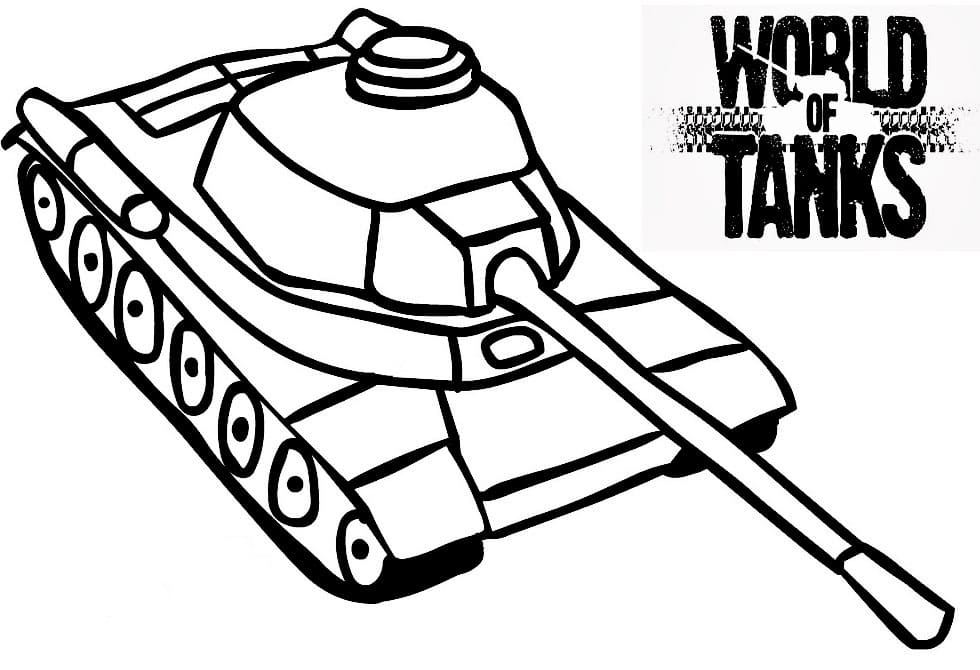 Dibujos de Tanques para colorear
