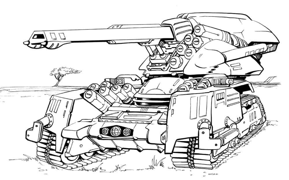 Ausmalbilder Panzer