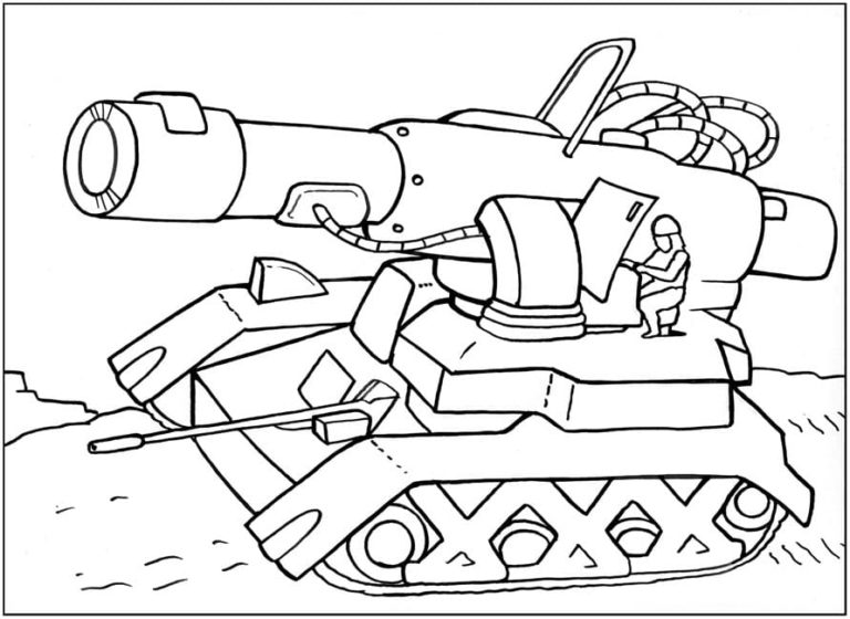Танки картинки для детей из мультика для раскрашивания