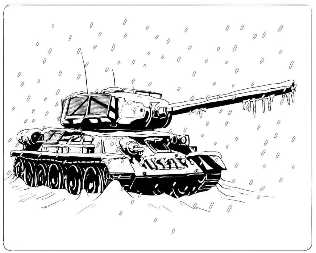 Tanks coloring pages