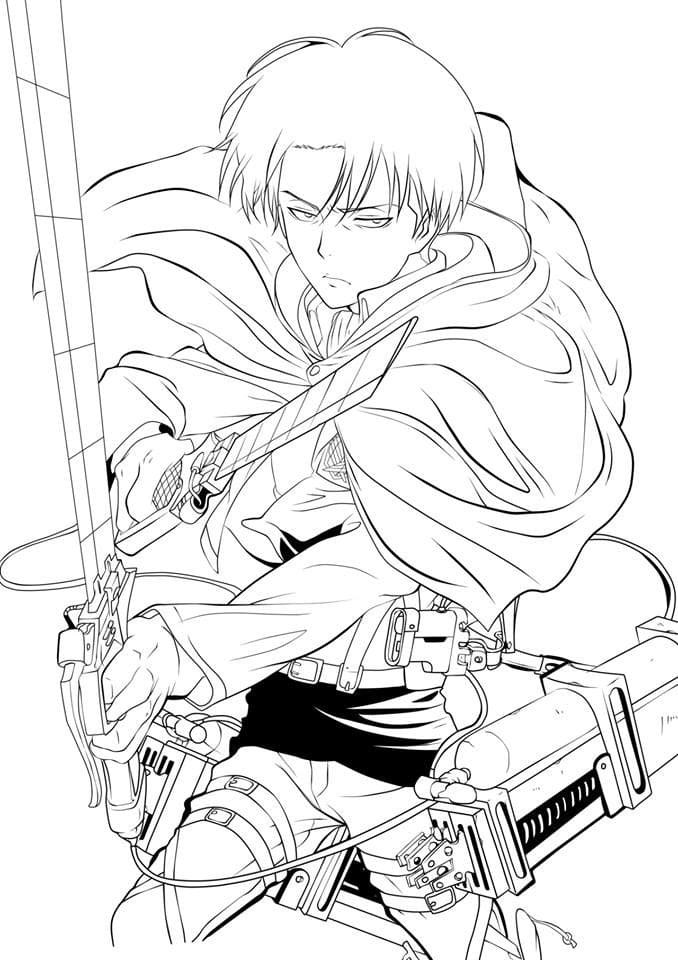 Attack on Titan coloring pages