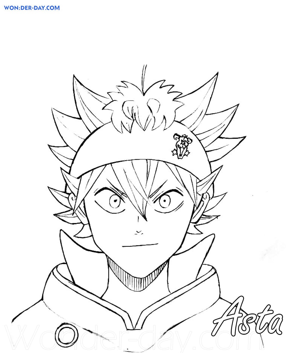 Black Clover coloring pages   Printable coloring pages