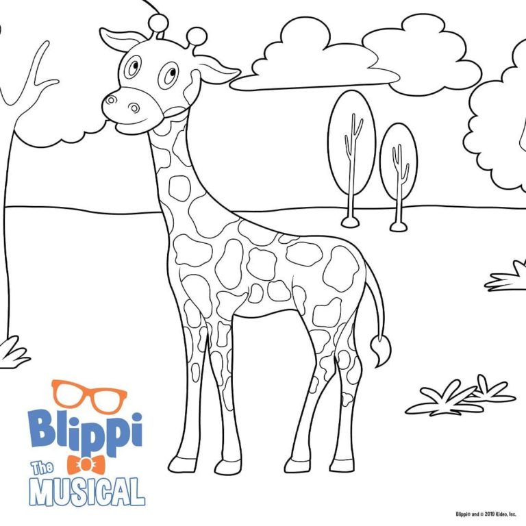 Free Printable Blippi Coloring Pages For Kids | WONDER DAY — Coloring