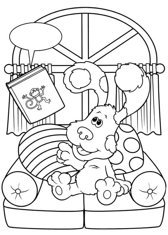 Blues Clues Coloring Page