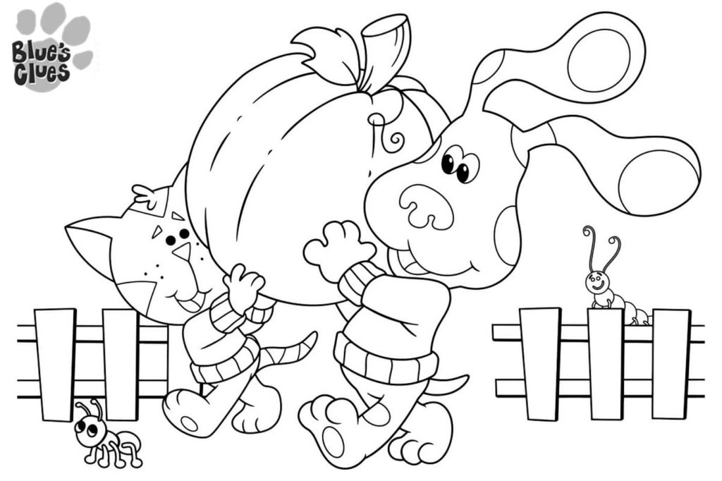 Blues Clues Coloring Page