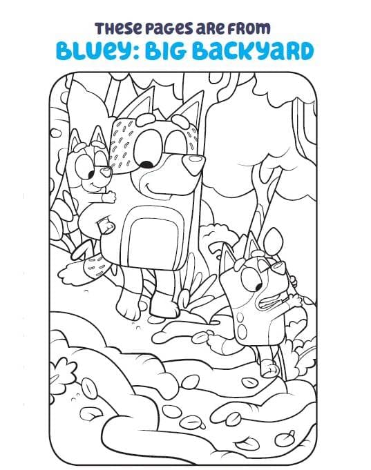 Bluey coloring pages. Print or download for free | WONDER DAY