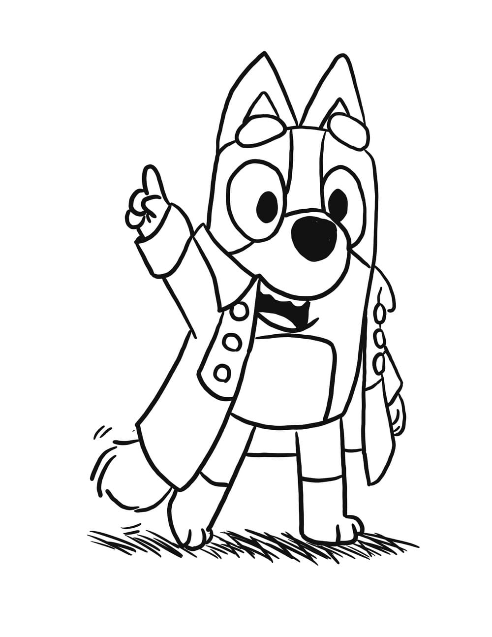 Bluey coloring pages. Print or download for free | WONDER DAY