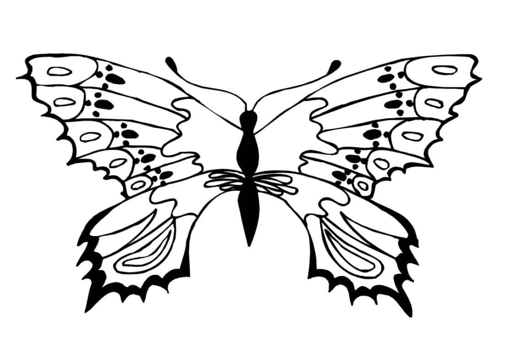 Butterfly coloring pages