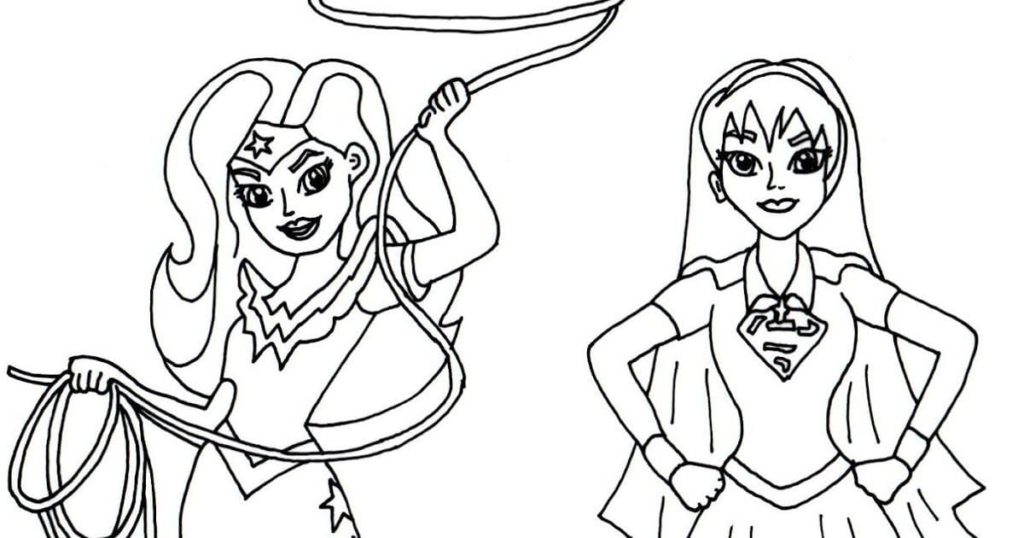 Coloriage DC Superhero Girls