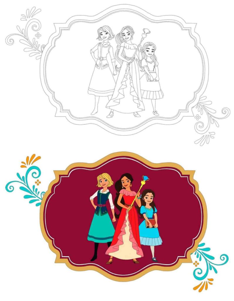 Elena of Avalor Coloring pages