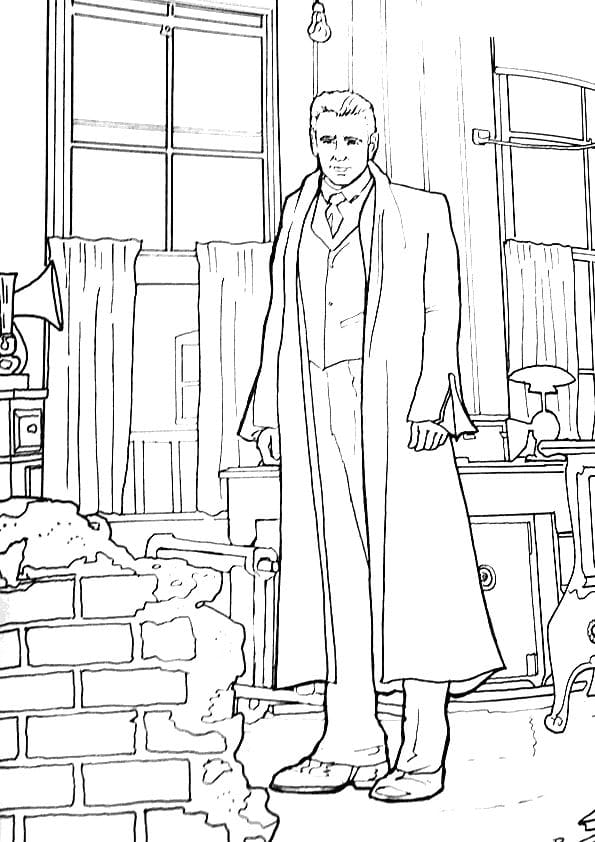 Fantastic Beasts and Where to Find Them Coloring Pages