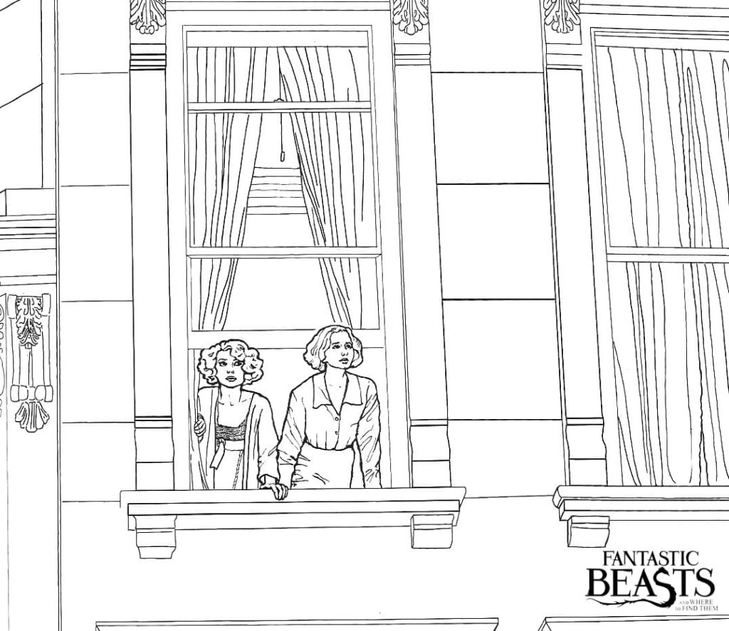 Fantastic Beasts and Where to Find Them Coloring Pages