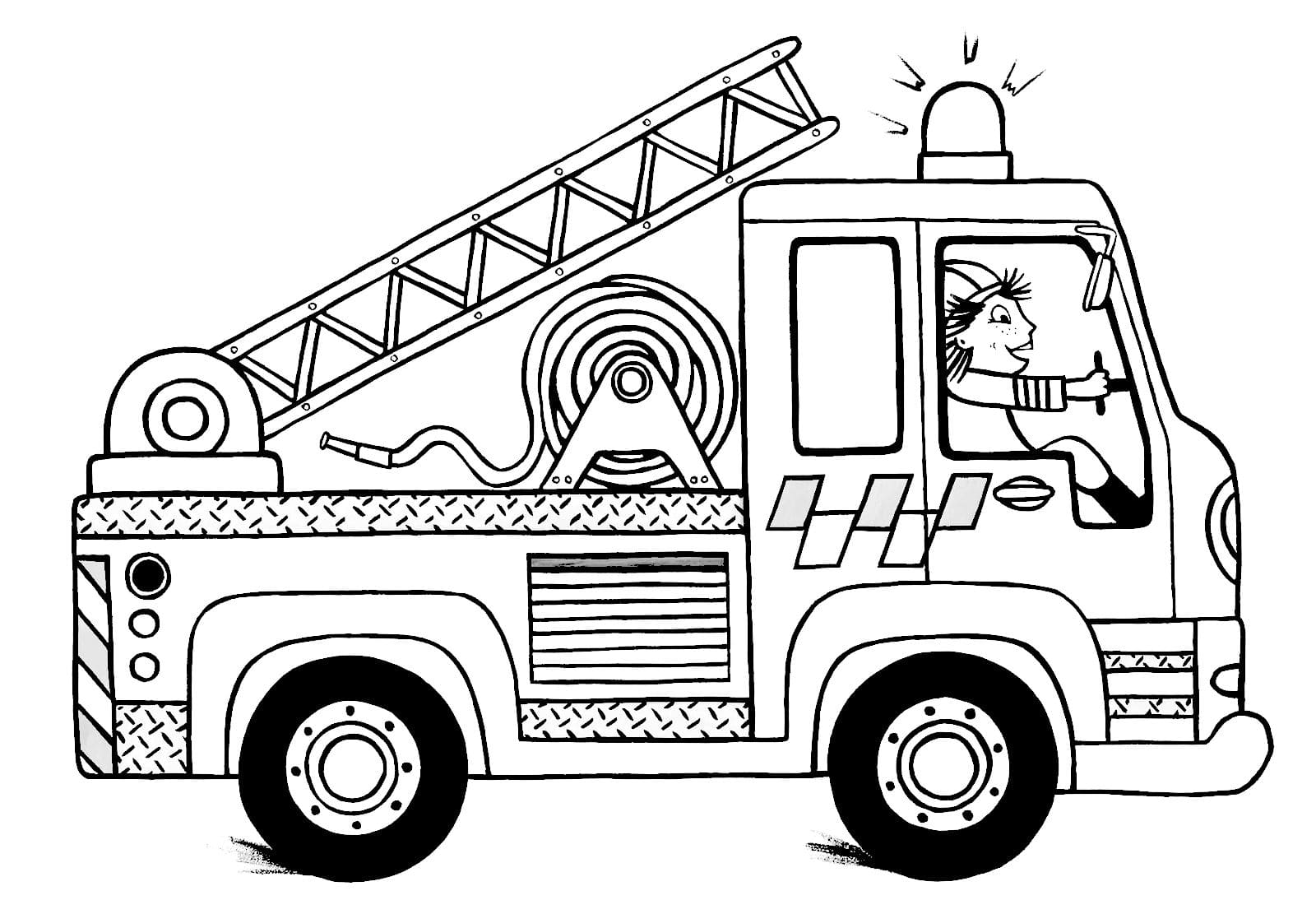 feuerwehr ausmalbilder ausmalbilder für kinder truck coloring pages ...