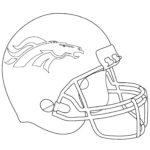 Football Helmet Coloring Pages. Free Printable 