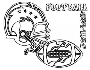 Football Helmet Coloring Pages. Free Printable | WONDER DAY — Coloring ...