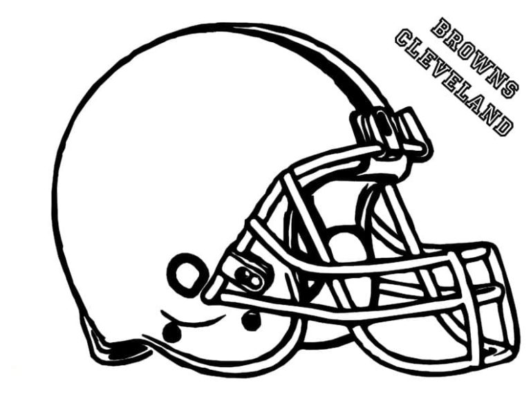 Football Helmet Coloring Pages. Free Printable | WONDER DAY — Coloring ...