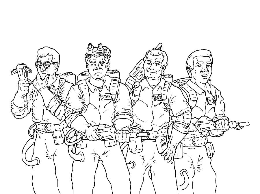 Ghostbusters coloring pages