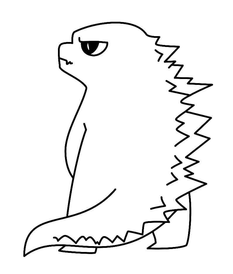 Desenhos do Godzilla para colorir