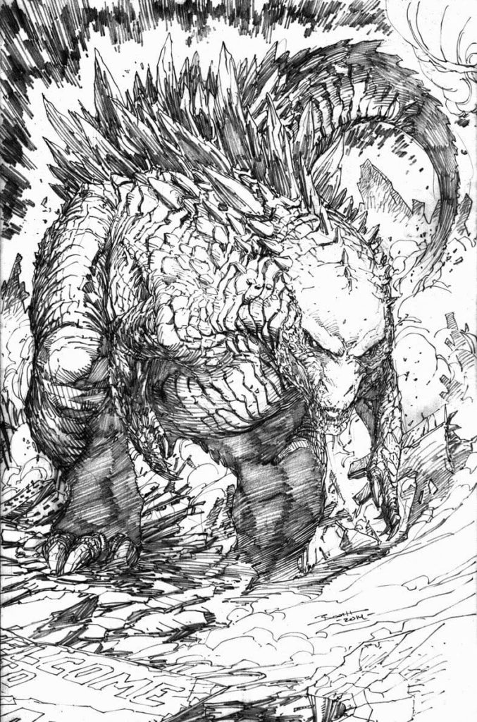 Ausmalbilder Godzilla