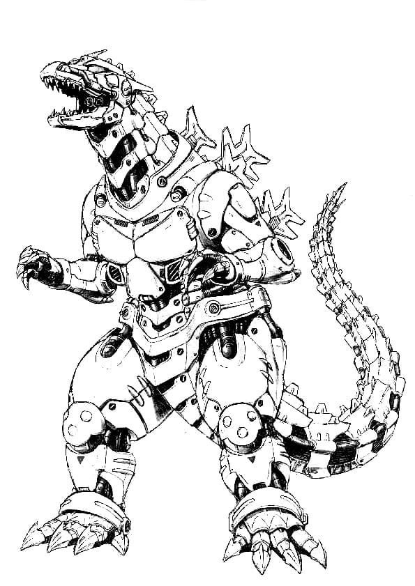 Dibujos de Godzilla para colorear